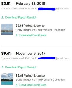 First two Sales on EyeEm