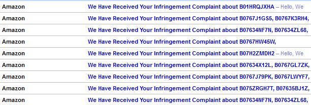 Reporting Copyright Infringements to Amazon