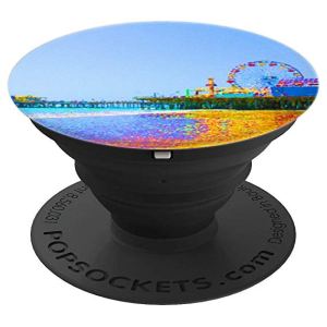 Funky Pixels Santa Monica Pier in Los Angeles - PopSocket