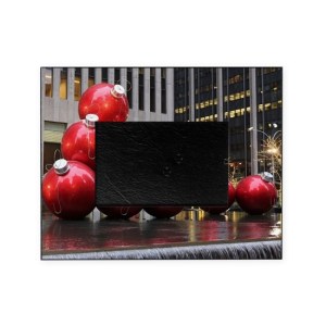 Christmas Ball Ornaments Picture Frame