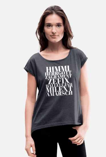 Himmi Herrgott Zeffix bayerisches Schimpfwort weiß von stine1