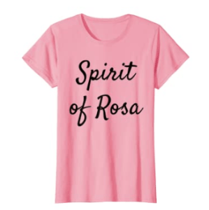 Womens Spirit of Rosa to remember Alabama 1955 T-Shirt