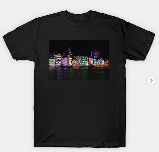 Neon Nights on Curacao T-Shirt on TeePublic by Christine aka stine1