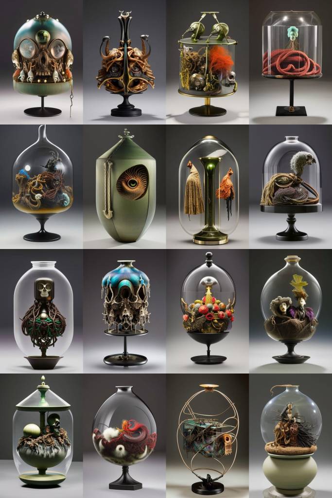 Cathodic AI Dreams: Creepy Collectibles NFTs