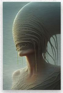 I can see you Brushed Metal Print by Christine aka stine1 on Pictorem